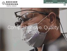 Tablet Screenshot of beechercrossingdentalgroup.com